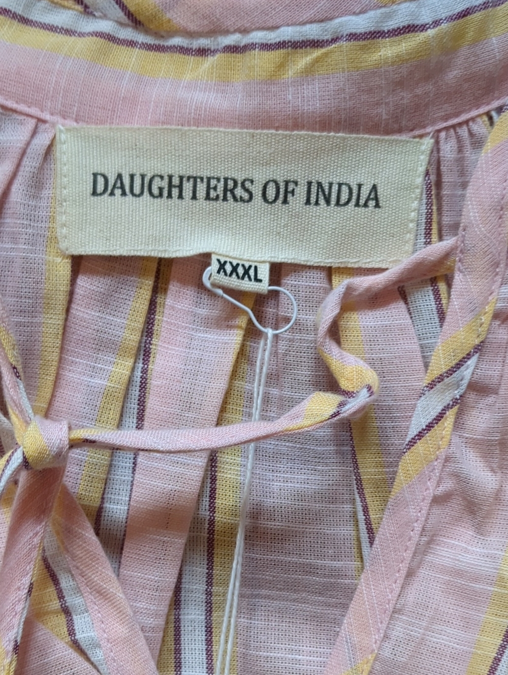 Daughters Of India Poet Mini Dress ~ Pink Sorbet - Picture 10 of 14